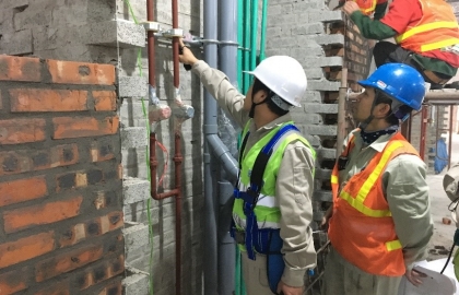 Updated progress at Hanoi French International Hospital in the 32nd week